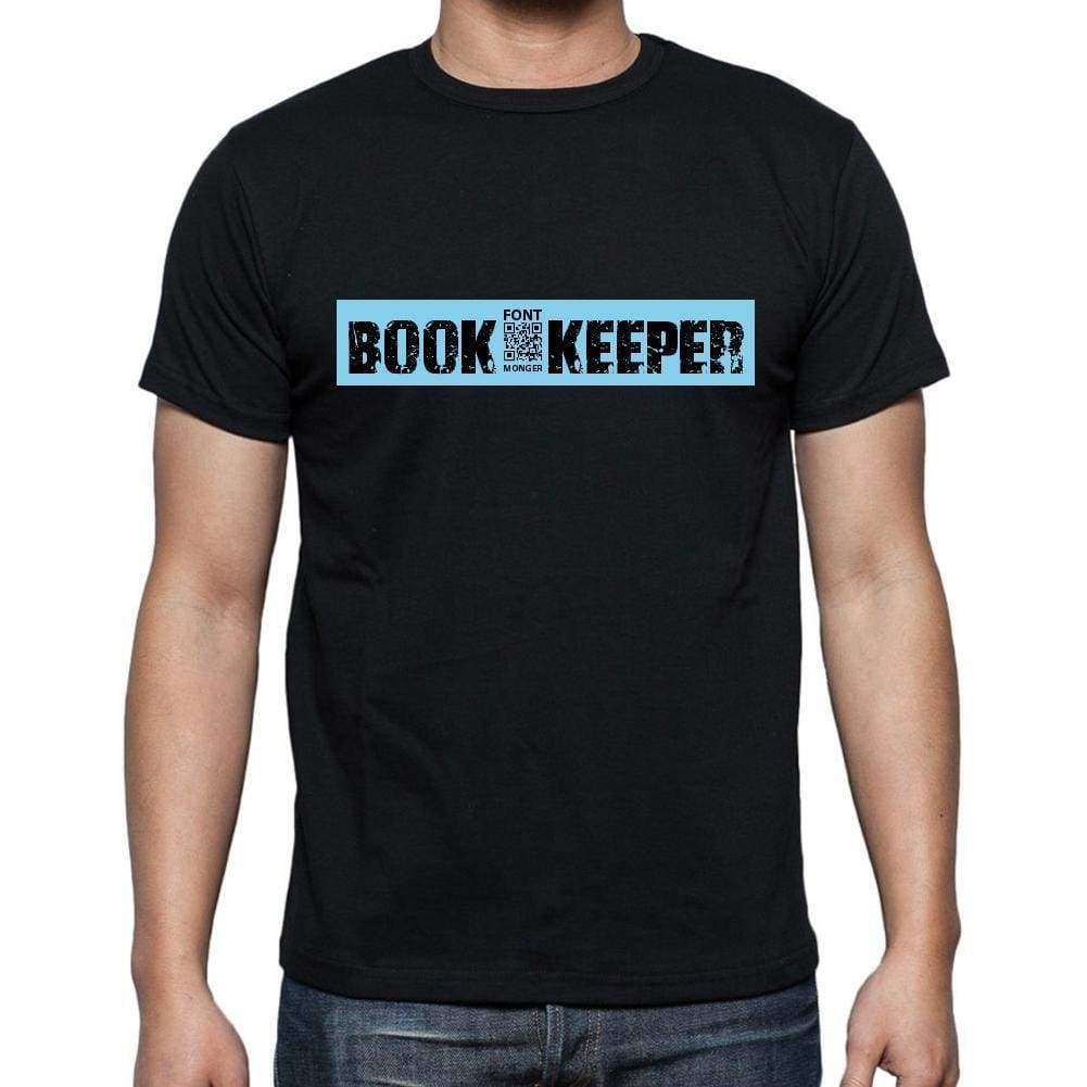 Book-Keeper T Shirt Mens T-Shirt Occupation S Size Black Cotton - T-Shirt