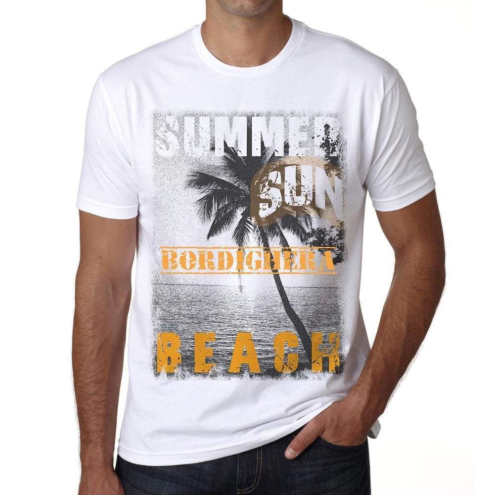 Bordighera Mens Short Sleeve Round Neck T-Shirt - Casual