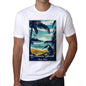 Britania Island Pura Vida Beach Name White Mens Short Sleeve Round Neck T-Shirt 00292 - White / S - Casual