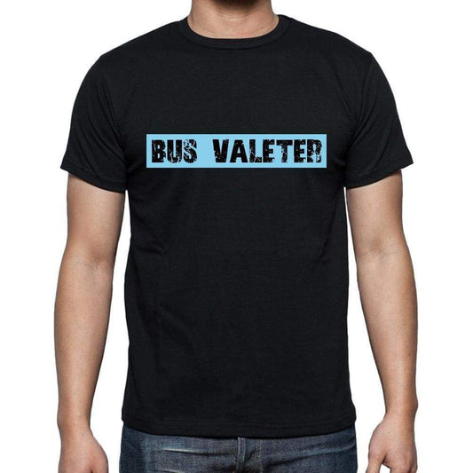 Bus Valeter T Shirt Mens T-Shirt Occupation S Size Black Cotton - T-Shirt