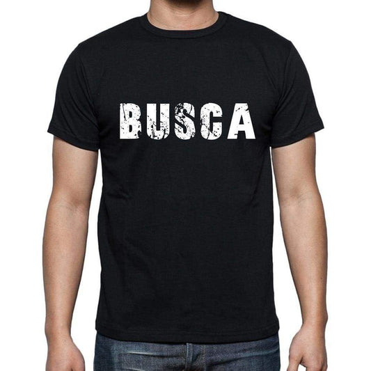 Busca Mens Short Sleeve Round Neck T-Shirt - Casual