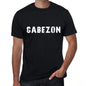Cabezon Mens Vintage T Shirt Black Birthday Gift 00555 - Black / Xs - Casual