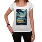 Camaron Pura Vida Beach Name White Womens Short Sleeve Round Neck T-Shirt 00297 - White / Xs - Casual