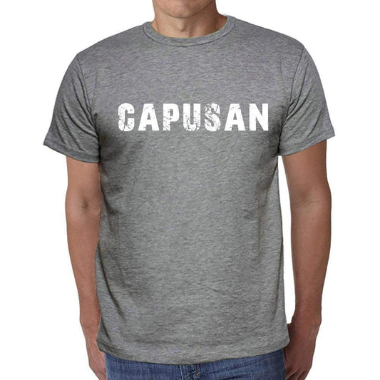 Capusan Mens Short Sleeve Round Neck T-Shirt 00035 - Casual