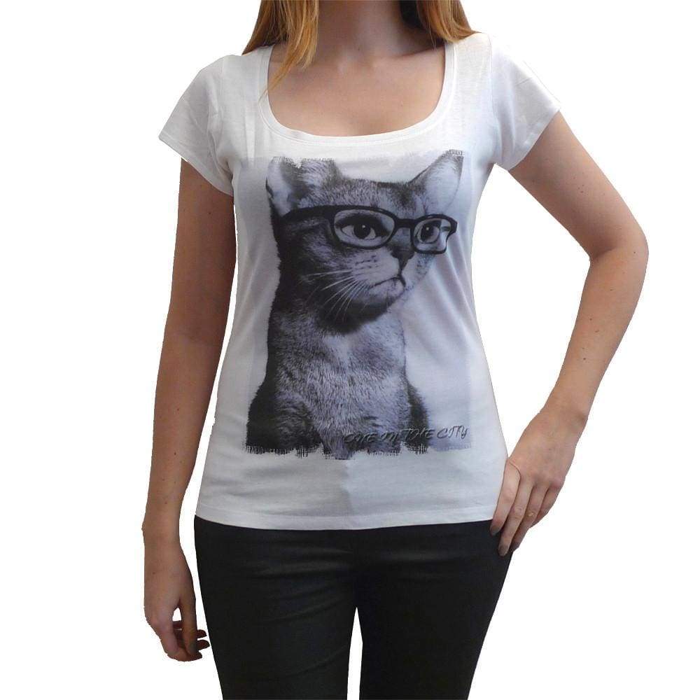 Cat T-Shirt Short-Sleeve Top Celebrity