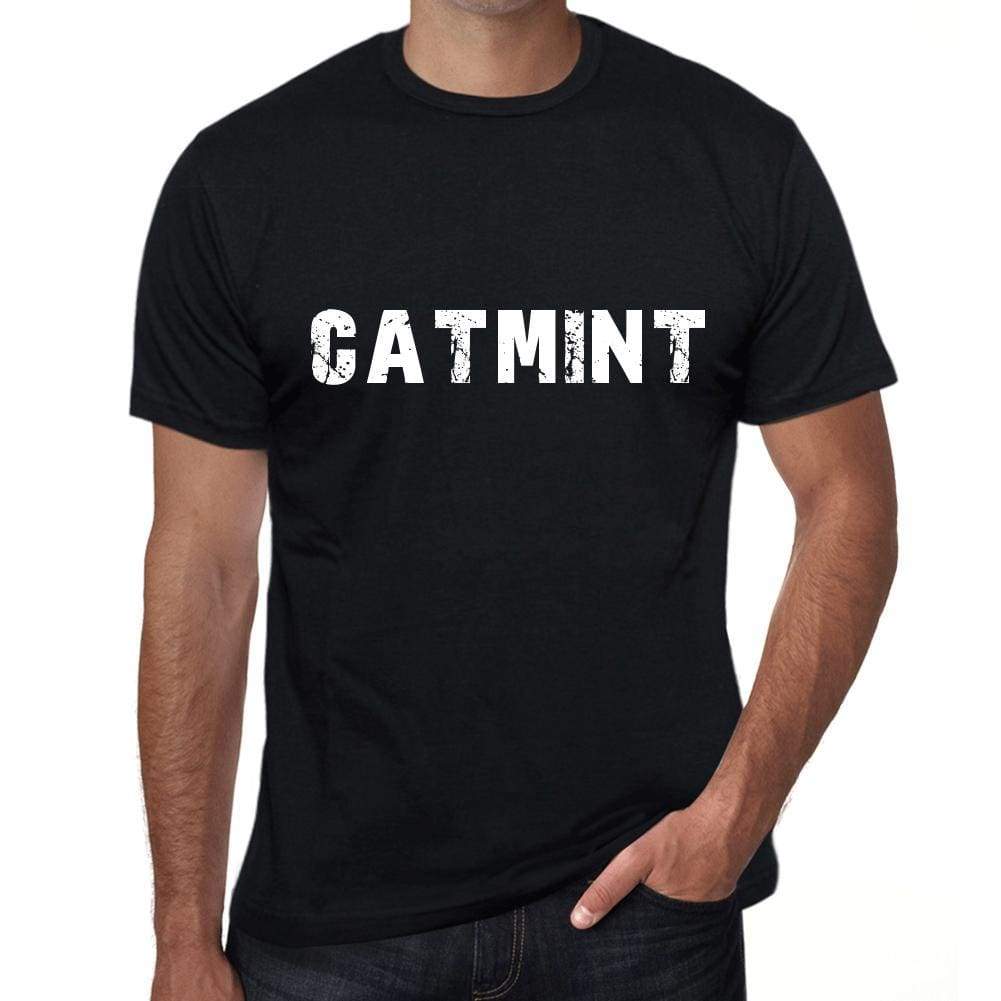 Catmint Mens Vintage T Shirt Black Birthday Gift 00555 - Black / Xs - Casual