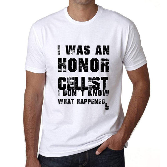 Cellist What Happened White Mens Short Sleeve Round Neck T-Shirt 00316 - White / S - Casual
