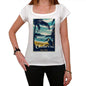 Chatarra Pura Vida Beach Name White Womens Short Sleeve Round Neck T-Shirt 00297 - White / Xs - Casual