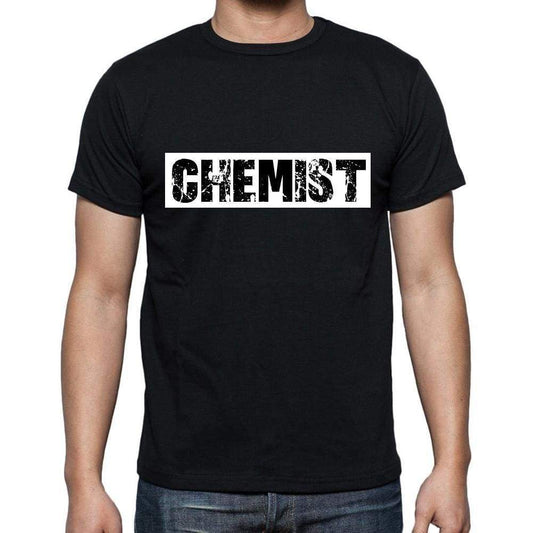 Chemist T Shirt Mens T-Shirt Occupation S Size Black Cotton - T-Shirt