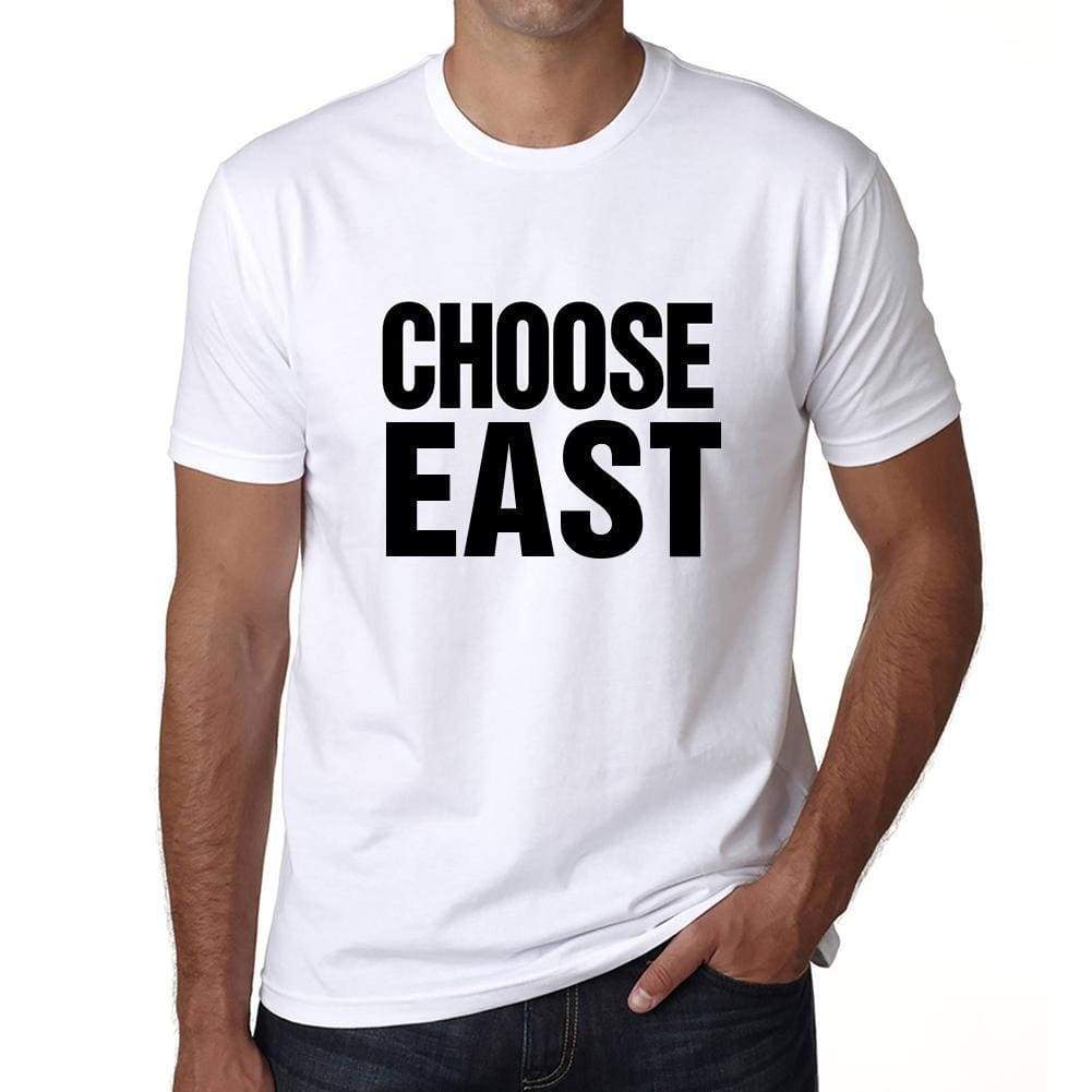 Choose East T-Shirt Mens White Tshirt Gift T-Shirt 00061 - White / S - Casual