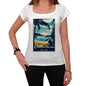 Clacton-On-Sea Pura Vida Beach Name White Womens Short Sleeve Round Neck T-Shirt 00297 - White / Xs - Casual