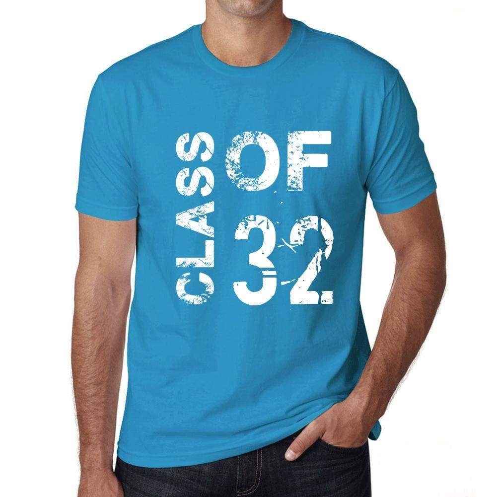 Class Of 32 Grunge Mens T-Shirt Blue Birthday Gift 00483 - Blue / Xs - Casual