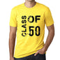 Class Of 50 Grunge Mens T-Shirt Yellow Birthday Gift 00484 - Yellow / Xs - Casual