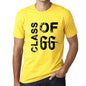 Class Of 66 Grunge Mens T-Shirt Yellow Birthday Gift 00484 - Yellow / Xs - Casual