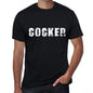 Cocker Mens Vintage T Shirt Black Birthday Gift 00554 - Black / Xs - Casual