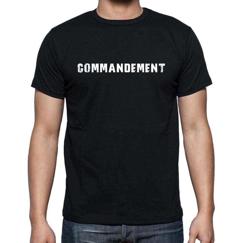 Commandement French Dictionary Mens Short Sleeve Round Neck T-Shirt 00009 - Casual