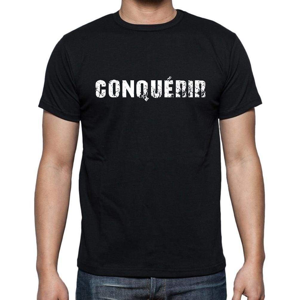 Conquérir French Dictionary Mens Short Sleeve Round Neck T-Shirt 00009 - Casual