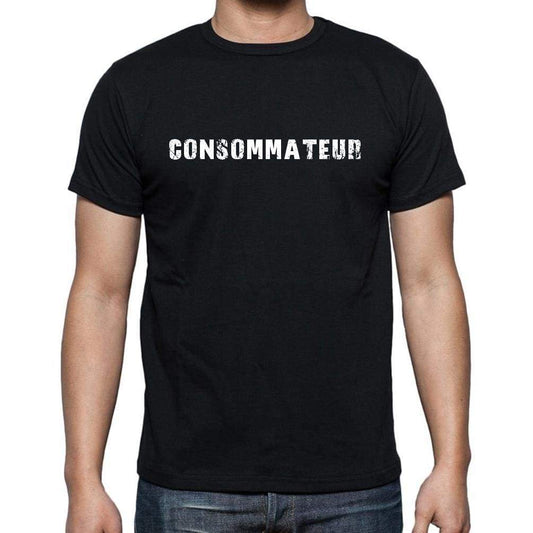 Consommateur French Dictionary Mens Short Sleeve Round Neck T-Shirt 00009 - Casual