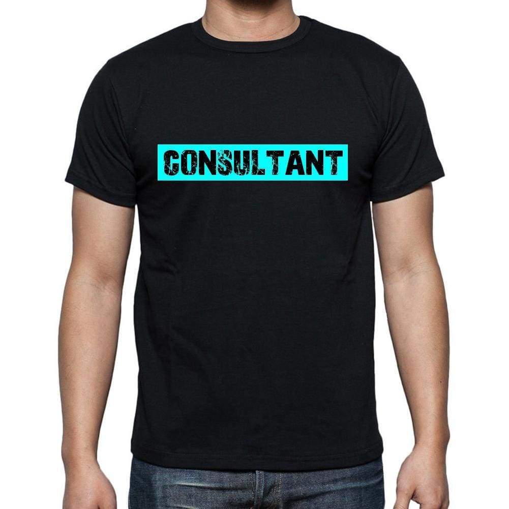 Consultant T Shirt Mens T-Shirt Occupation S Size Black Cotton - T-Shirt