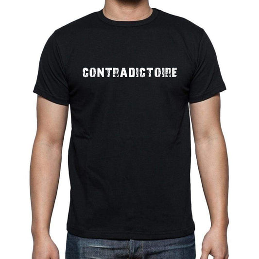 Contradictoire French Dictionary Mens Short Sleeve Round Neck T-Shirt 00009 - Casual