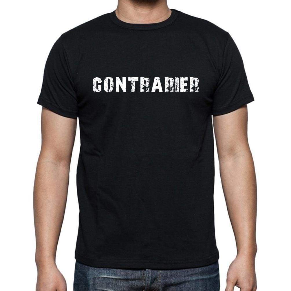 Contrarier French Dictionary Mens Short Sleeve Round Neck T-Shirt 00009 - Casual