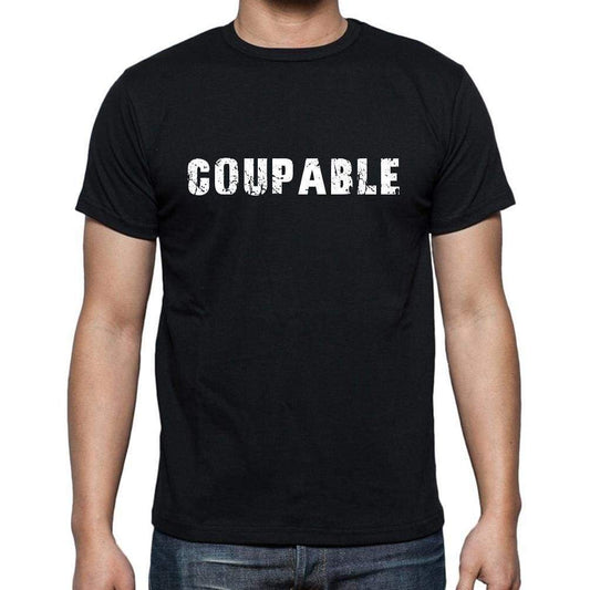 Coupable French Dictionary Mens Short Sleeve Round Neck T-Shirt 00009 - Casual