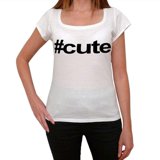 Cute Hashtag Womens Short Sleeve Scoop Neck Tee 00075