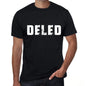 Deled Mens Retro T Shirt Black Birthday Gift 00553 - Black / Xs - Casual