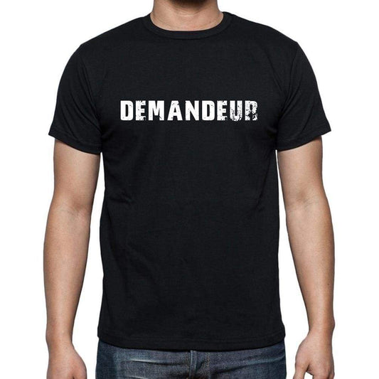 Demandeur French Dictionary Mens Short Sleeve Round Neck T-Shirt 00009 - Casual