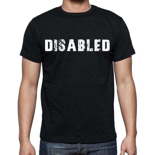 Disabled Mens Short Sleeve Round Neck T-Shirt - Casual