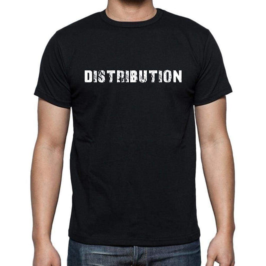 Distribution French Dictionary Mens Short Sleeve Round Neck T-Shirt 00009 - Casual