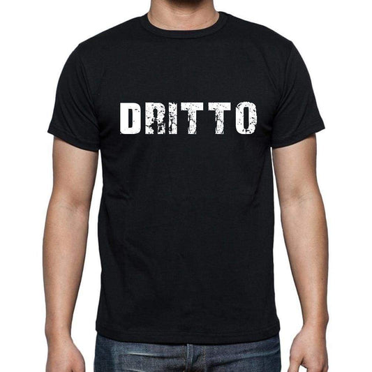 Dritto Mens Short Sleeve Round Neck T-Shirt 00017 - Casual
