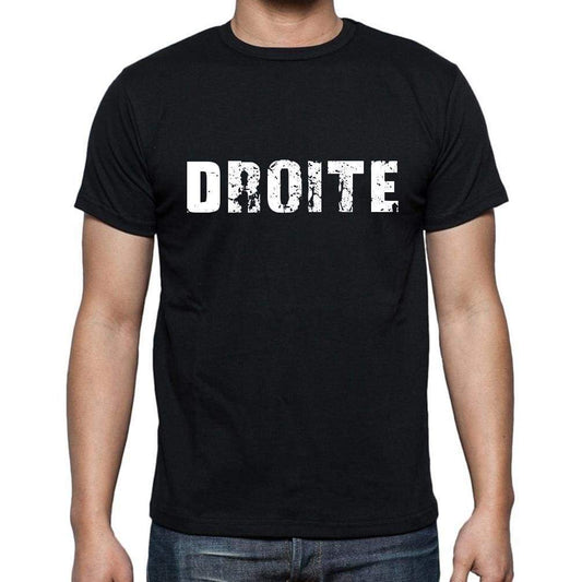 Droite French Dictionary Mens Short Sleeve Round Neck T-Shirt 00009 - Casual