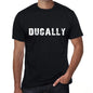 ducally Mens Vintage T shirt Black Birthday Gift 00555 - Ultrabasic