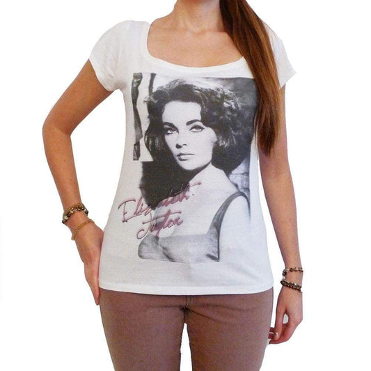 Elisabeth Taylor T-Shirt For Women Short Sleeve Cotton Tshirt Women T Shirt Gift - T-Shirt