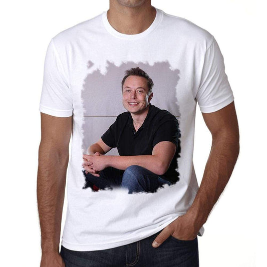 Elon Musk Mens T-Shirt White Birthday Gift 00515 - White / Xs - Casual