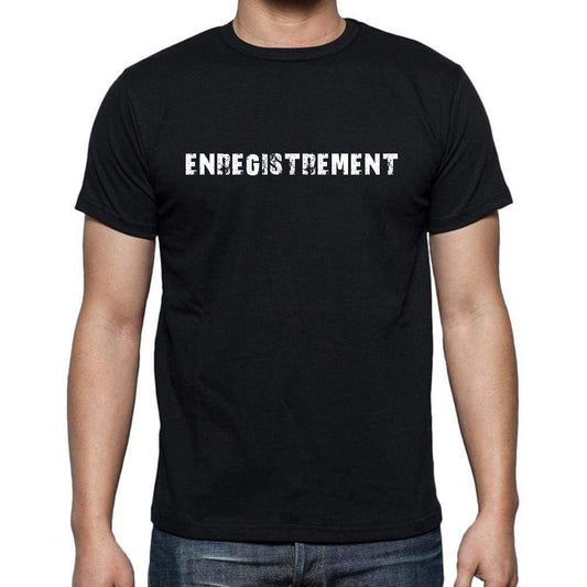 Enregistrement French Dictionary Mens Short Sleeve Round Neck T-Shirt 00009 - Casual