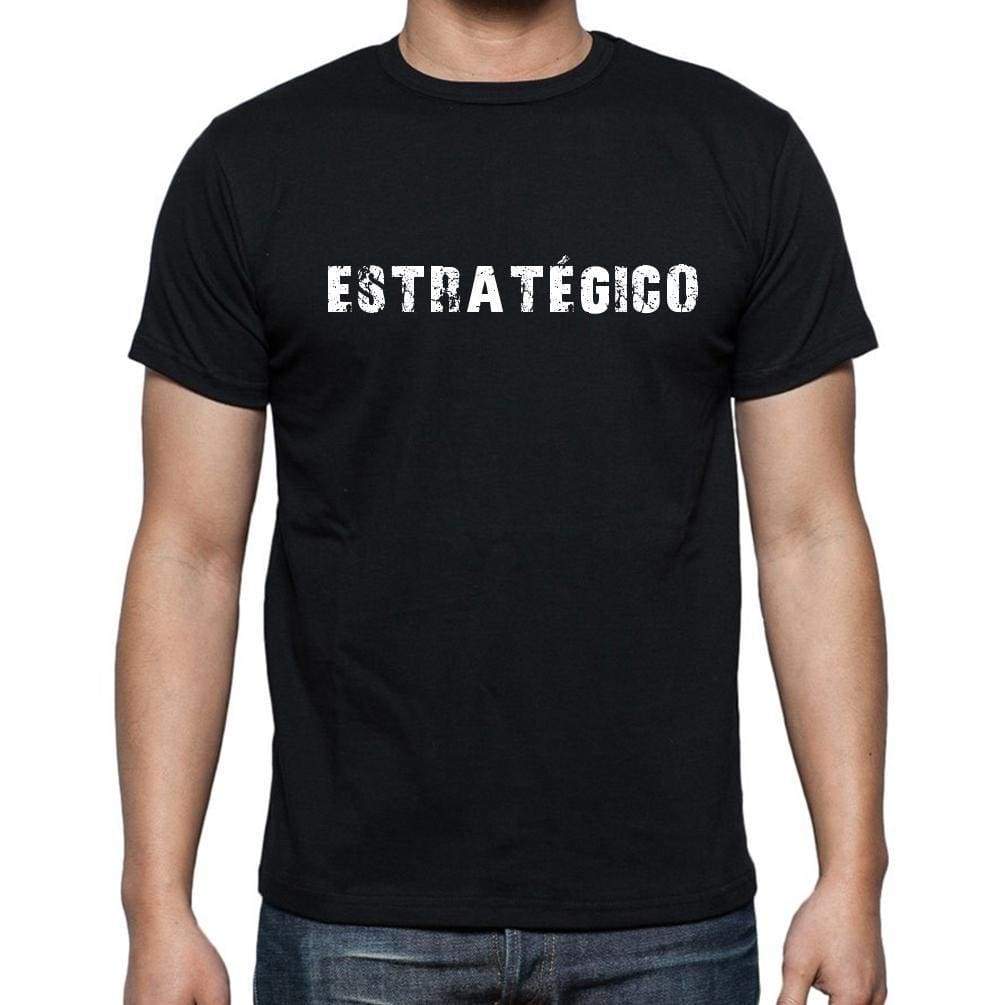 Estrat©Gico Mens Short Sleeve Round Neck T-Shirt - Casual