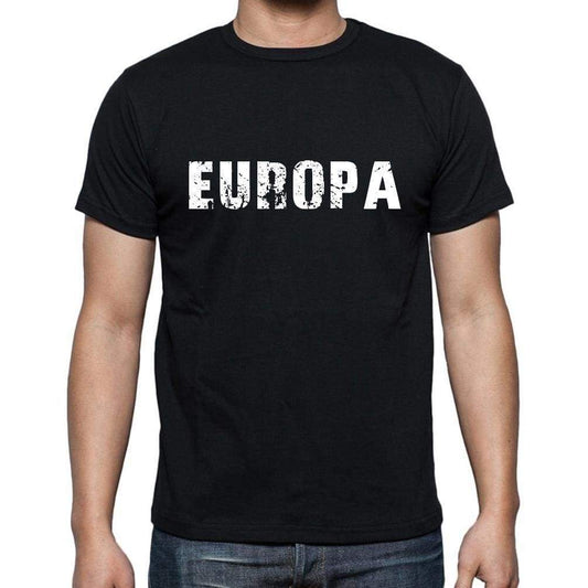 Europa Mens Short Sleeve Round Neck T-Shirt - Casual