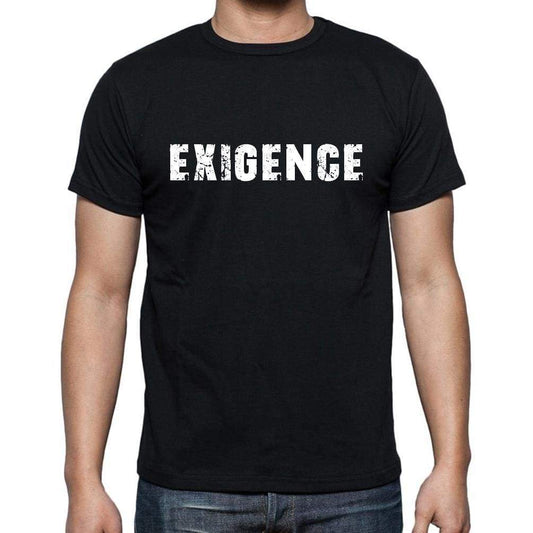 Exigence French Dictionary Mens Short Sleeve Round Neck T-Shirt 00009 - Casual