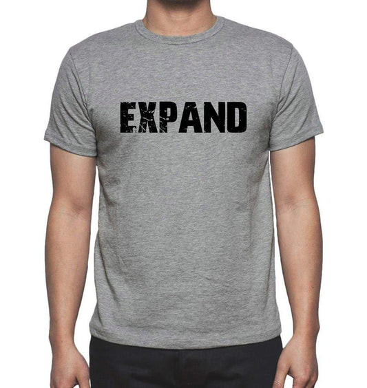 Expand Grey Mens Short Sleeve Round Neck T-Shirt 00018 - Grey / S - Casual