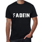 Fadein Mens Vintage T Shirt Black Birthday Gift 00554 - Black / Xs - Casual