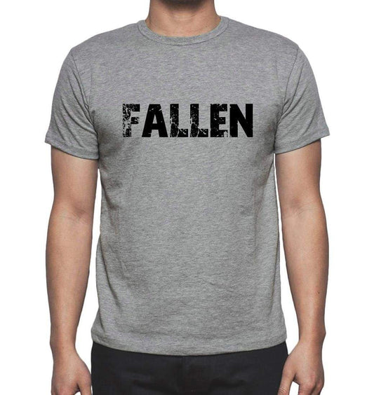 Fallen Grey Mens Short Sleeve Round Neck T-Shirt 00018 - Grey / S - Casual