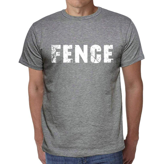 Fence Mens Short Sleeve Round Neck T-Shirt - Casual