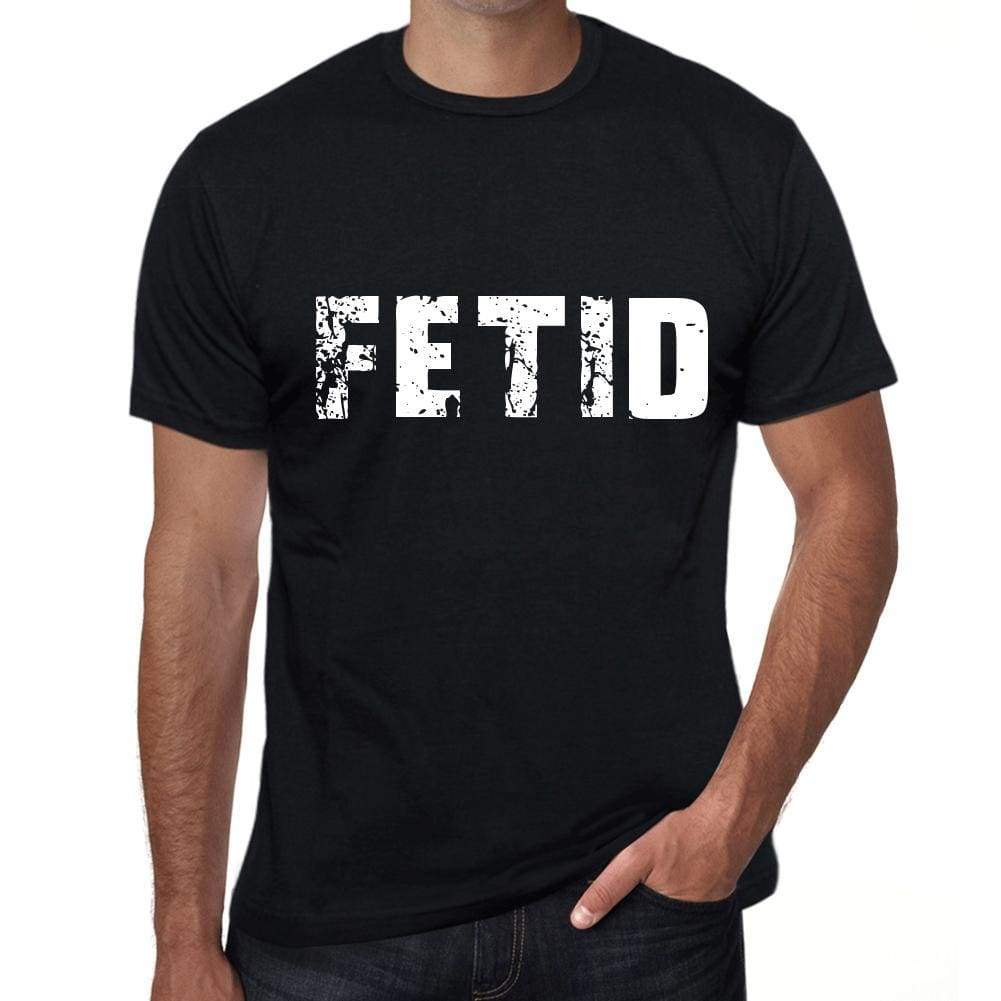 Fetid Mens Retro T Shirt Black Birthday Gift 00553 - Black / Xs - Casual