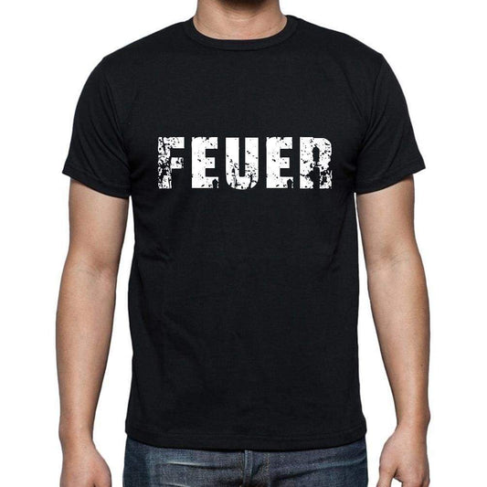 Feuer Mens Short Sleeve Round Neck T-Shirt - Casual