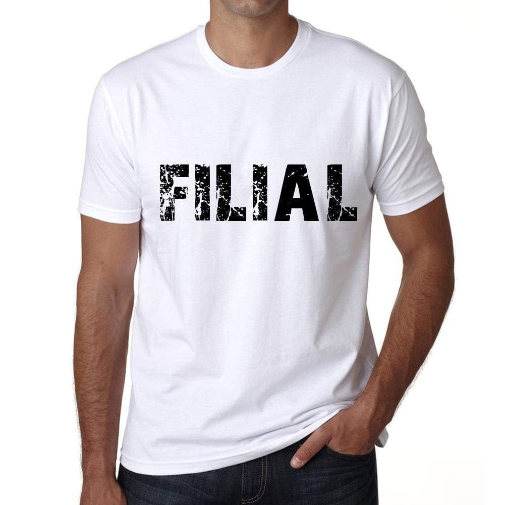 Filial Mens T Shirt White Birthday Gift 00552 - White / Xs - Casual