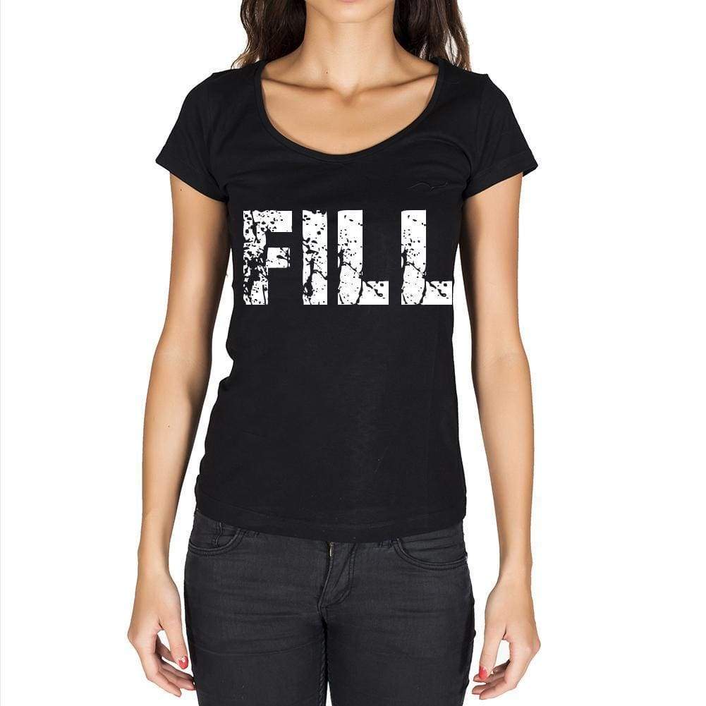 Fill Womens Short Sleeve Round Neck T-Shirt - Casual