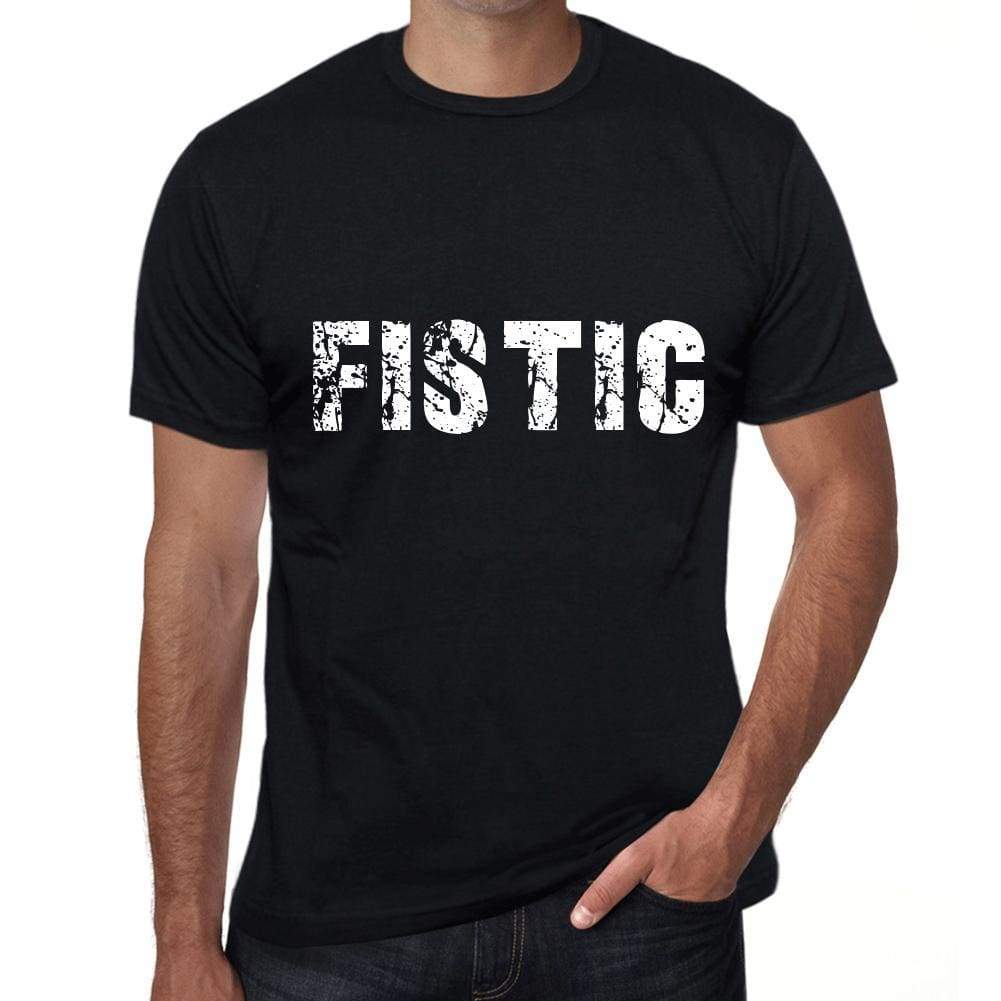 Fistic Mens Vintage T Shirt Black Birthday Gift 00554 - Black / Xs - Casual