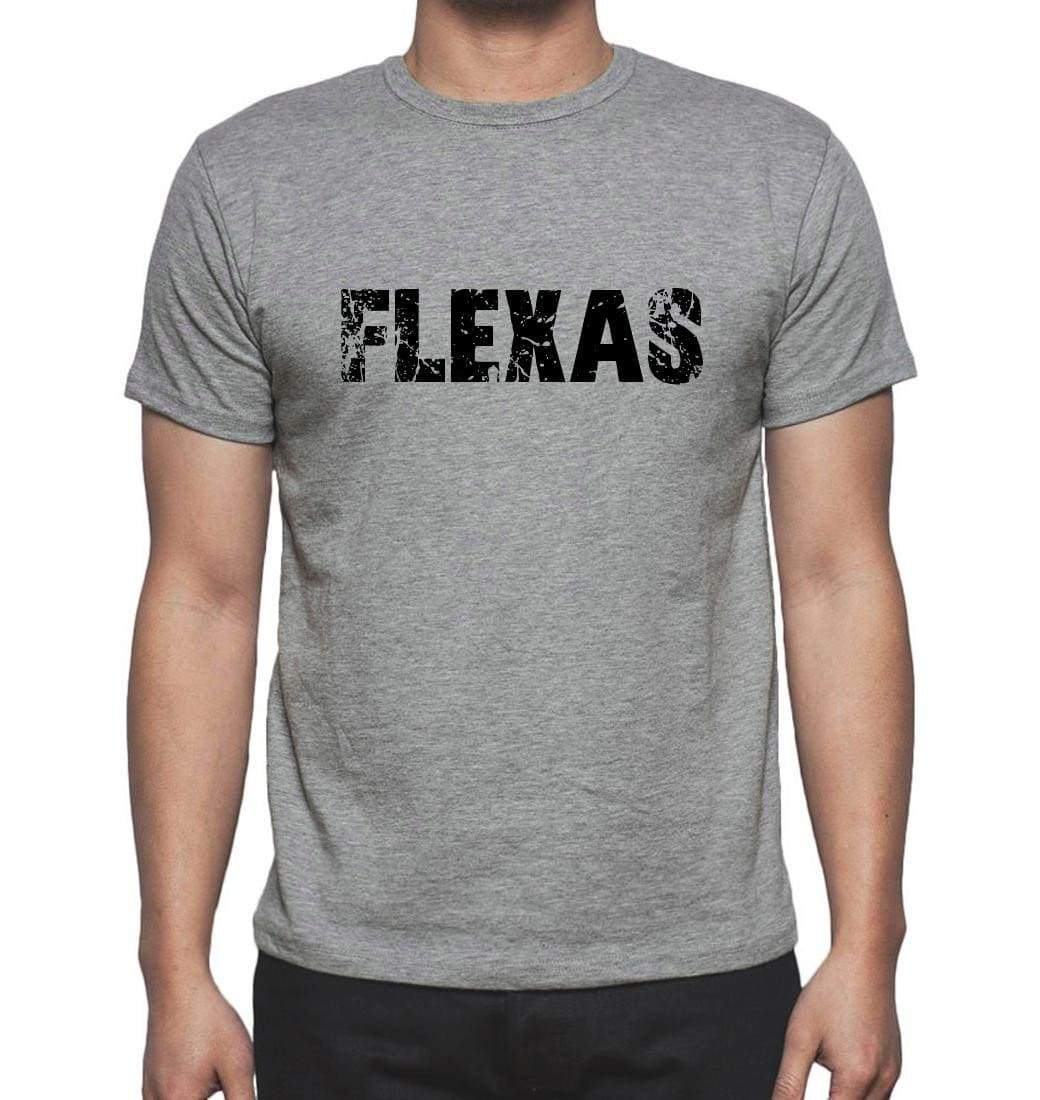 Flexas Grey Mens Short Sleeve Round Neck T-Shirt 00018 - Grey / S - Casual